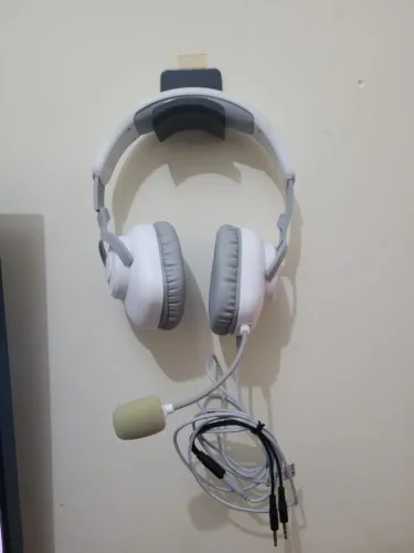 Fone De Ouvido Gamer Havit H2230d 7.1 P3 50mm Branco Headset