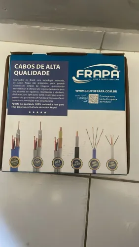 Cabo para câmeras de segurança ( coaxial )