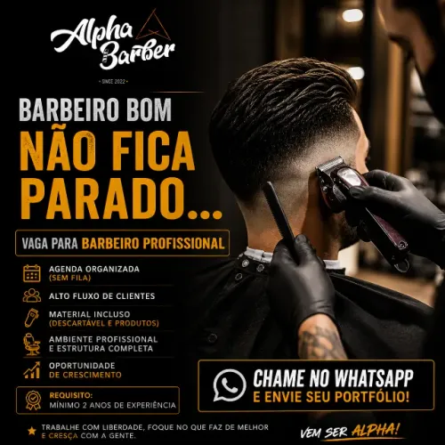 Barbeiro Profissional - Vaga