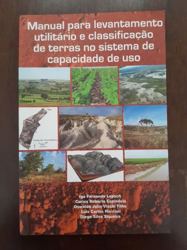 Livro Manual para Levantamento utilitário e classificação de terras - Agronomia Solos