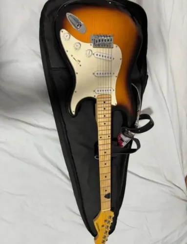 Guitarra Stratocaster Michael com Capa
