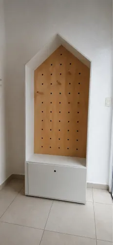 Armário fundo pegboard