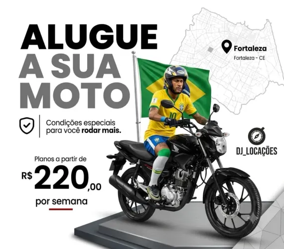 Aluguel de motos Fan 125/ Start 160