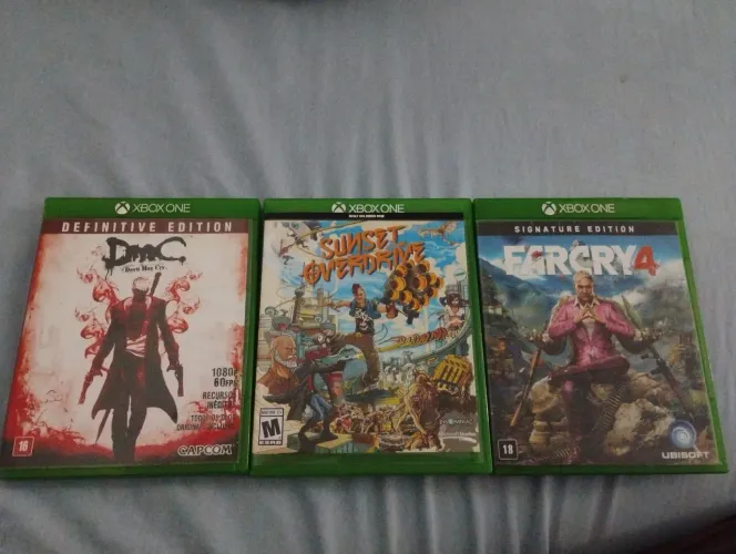 DMC DEFINITIVE EDITION, FARCRY 4, SUNSET OVERDRIVE