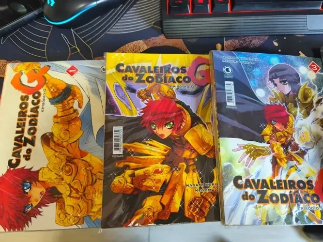 Lote Saint Seiya (Cavaleiros do Zodíaco) Episódio G 01 a 06 - Panini. Inicie sua coleção!