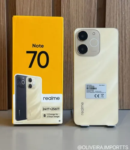 Realme Note 70 256/8gb - Lacrado 1 ano de Garantia