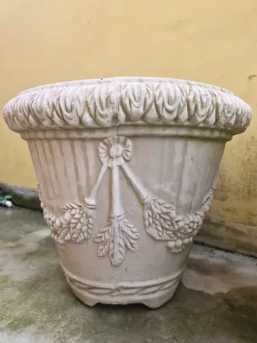 Por viajem Vaso de cimento grande