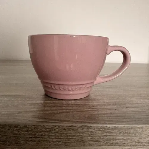 Caneca Bistrô Rosa Cetim Le Creuset