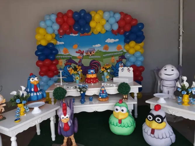Temas de festas personagens em 3D