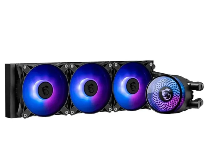 Water Cooler MSI MAG Coreliquid A12, ARGB, 360mm, Intel e AMD, Preto, Novo Lacrado