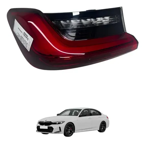 Lanterna Traseira Bmw 320i 2019 2023 Esquerda Original Esquerdo/motorista Vermelho