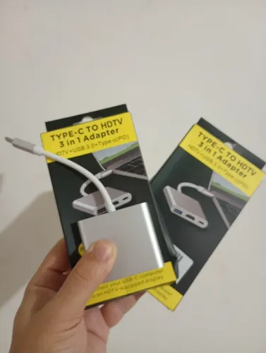 Adaptador USB C para HDMI 3 em 1