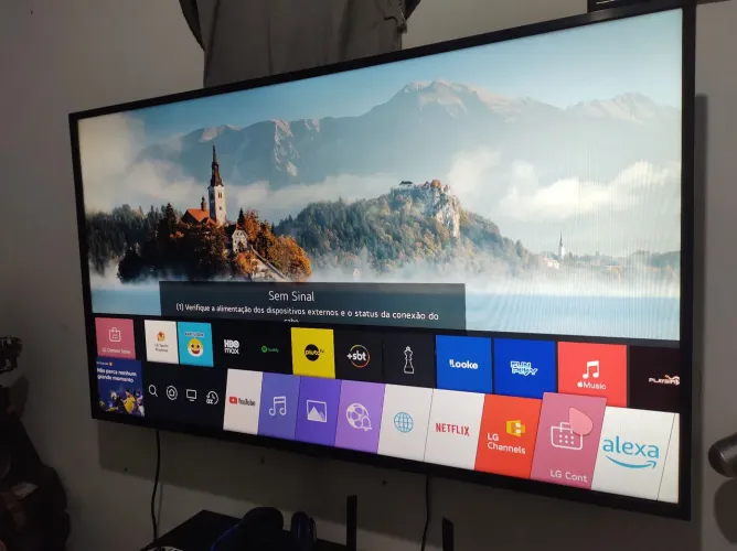 Tv Smart LG 55 polegadas UHD 4K, wi-fi, bluetooth, HDR, IA...