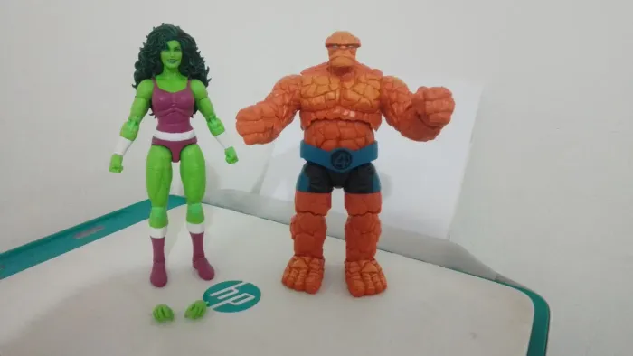 Lote O Coisa e She - Hulk Marvel legends!