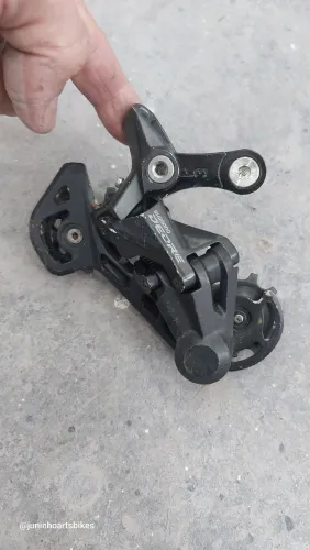 Cambio traseiro shimano deore 10v m4120 (leia descrição).