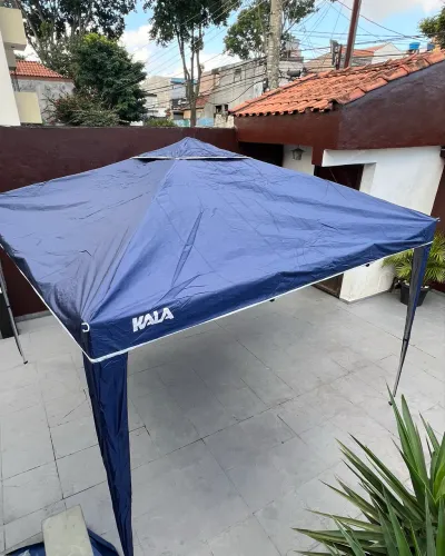 Tenda (gazebo) dobrável Kala 3x3 3m x 3m x 2.5m - azul