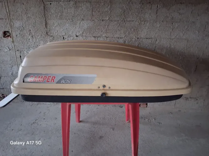 Camper box bagagem de teto