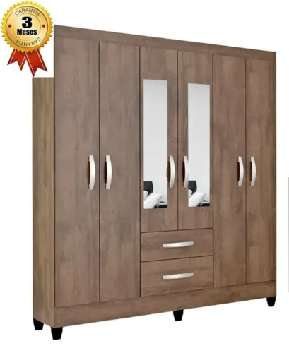 Guarda Roupa 6 Portas real Novo Direto da Fabrica 