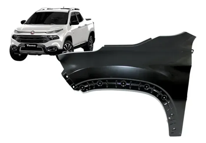 Paralama Fiat Toro 2016 2017 2018 2019 2020 2021 2022 23 Le