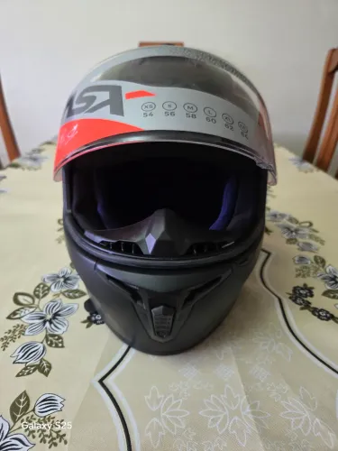 Capacete ASX DRAKEN solid preto fosco.