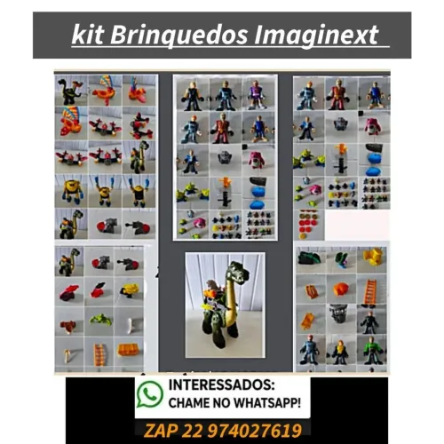 Kit brinquedos Imaginext colecionáveis