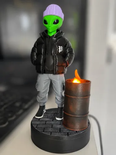 Alien decoração noturna 