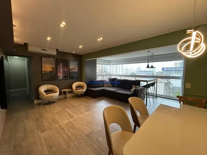 Apartamento 3 quartos suíte 2 vagas lazer Ponta da Praia Santos/SP