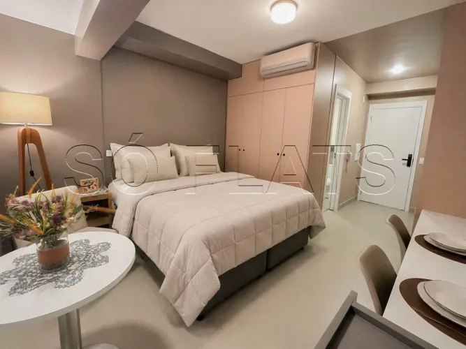 Studio Yuny ZIP Brooklin, apartamento disponivel para locação com 28m² e 1 dormitório.