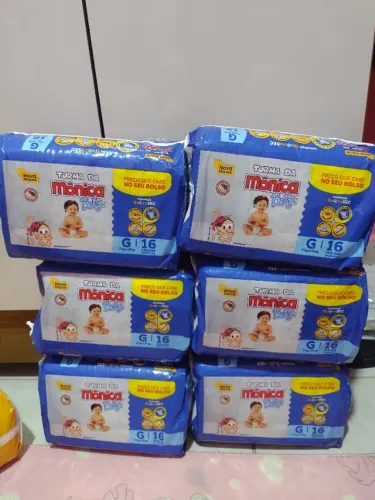 Fralda turma da Monica baby G