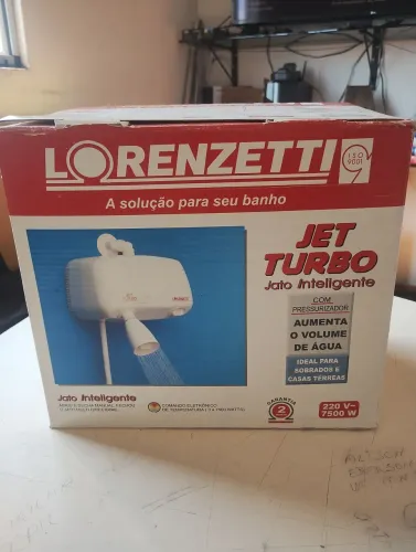 VENDO DUCHA LORENZETTI JET TURBO NA EMBALAGEM 