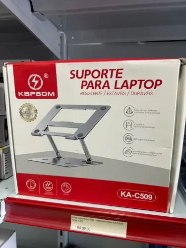 Base suporte para notebook super resistente metal