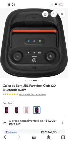 Caixa de som JBL