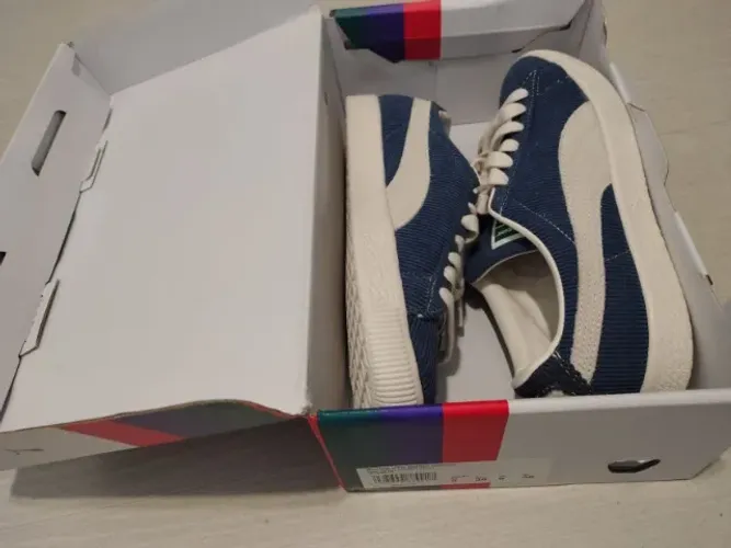 Tenis Puma Basket Vintage Butter Goods Jeans Azul Escuro - 36 - Edição Limitada 