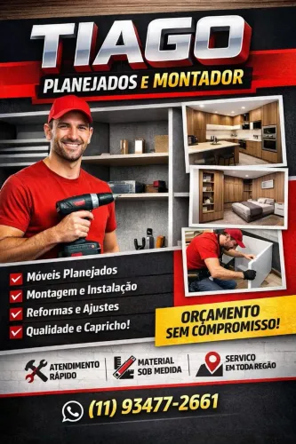 Marceneiro e montador 