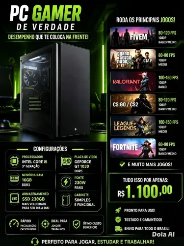 Olha a descrição pra mais detalhes