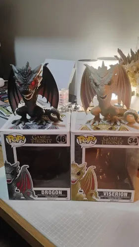 Funko Pop Drogon e Viserion