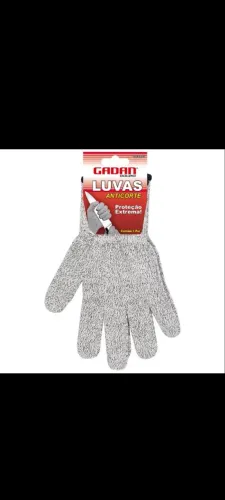 Luva anti corte 15% de fibra 