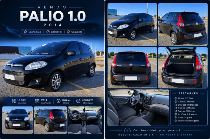 Fiat Palio Attractive 1.0 EVO Fire Flex 8V 5P 2014