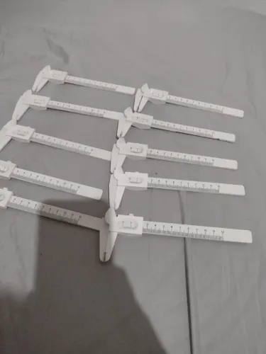 Kit com 10 Paquímetros para Design de Sobrancelhas 12 cm