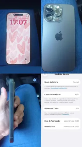 Vende Se iPhone 15 Pro 256Gb
