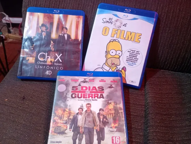 Três blu-ray