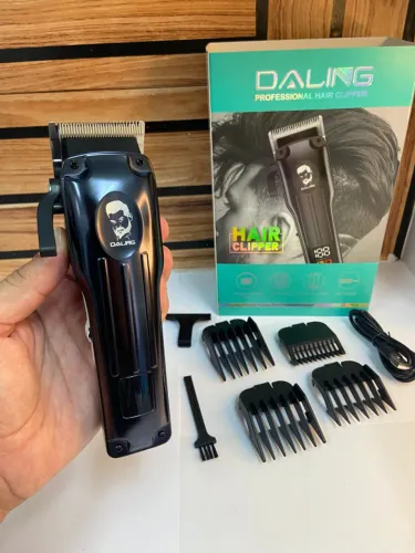 Máquina de Cortar Cabelo sem Fio Preto Daling DL-1843 an2