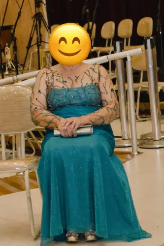 Vestido verde de festa / madrinha/ mãe noiva 