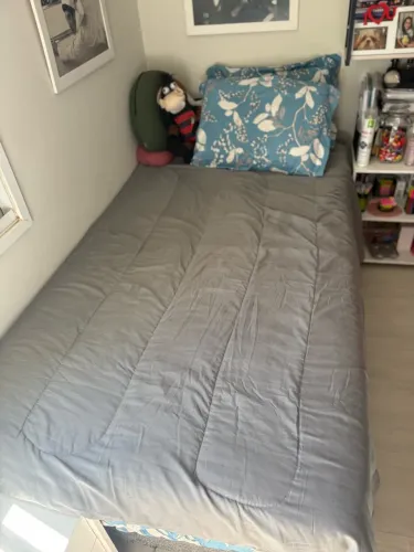 Cama viuva completa (base + colchão) HERVAL Premium