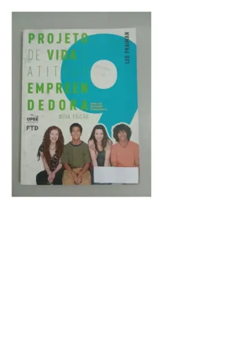 Livro didático Projeto de Vida e Atitude Empreendedora - 9ª ANO