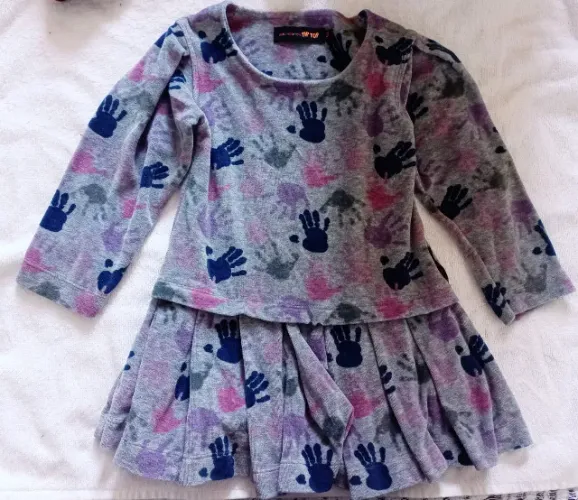 Desapego Vestido Manga longa Tip Top tam 3 Coleção Alexandre Herchcovitc