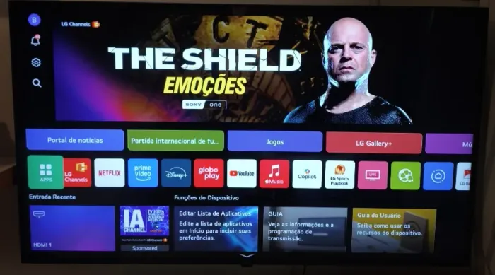 Smart TV 43" 4K LG UHD ThinQ AI 43UR7800PSA