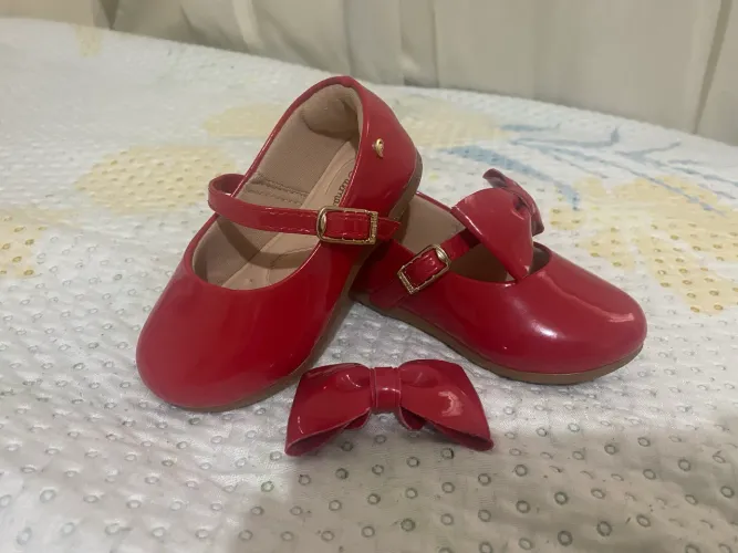 Sapato Pampili C?alma Vermelho tamanho 20