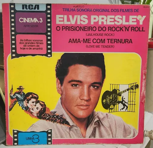 Disco vinil ELVIS PRESLEY "O PRISSIONEIRO DO ROCK N ROLL" lp