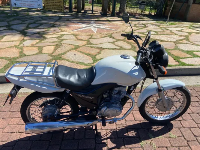 HONDA CG CARGO 2013 BRANCA PARTIDA ELETRICA